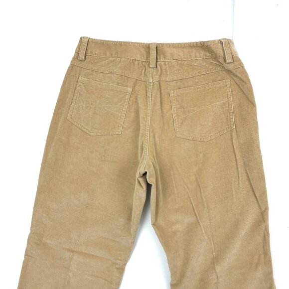 Rafaella Straight Leg Women's size 8P Beige Corduroy Pants - Picture 3 of 3